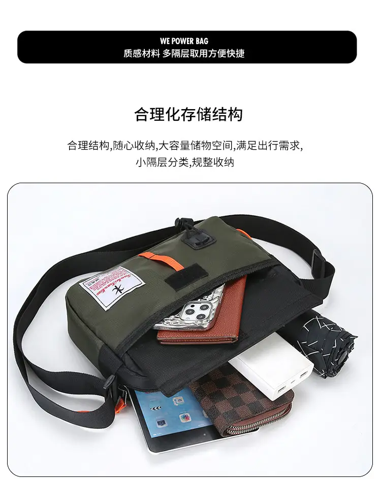 Men Crossbody Bag 2025 Sports Commuter Lightweight — feature 9