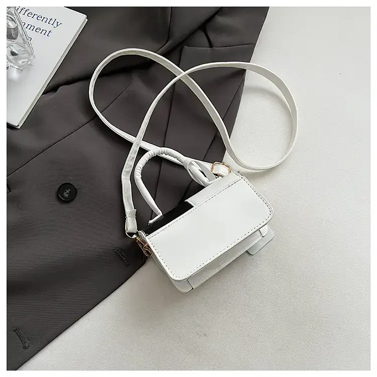 White Black Patchwork Shoulder Crossbody Bag 2026 — feature 21