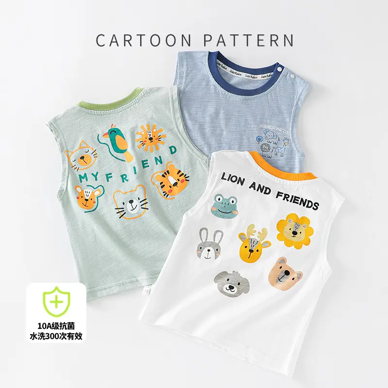 Summer Sleeveless T-Shirt for Boys Girls 2025 - Image 4