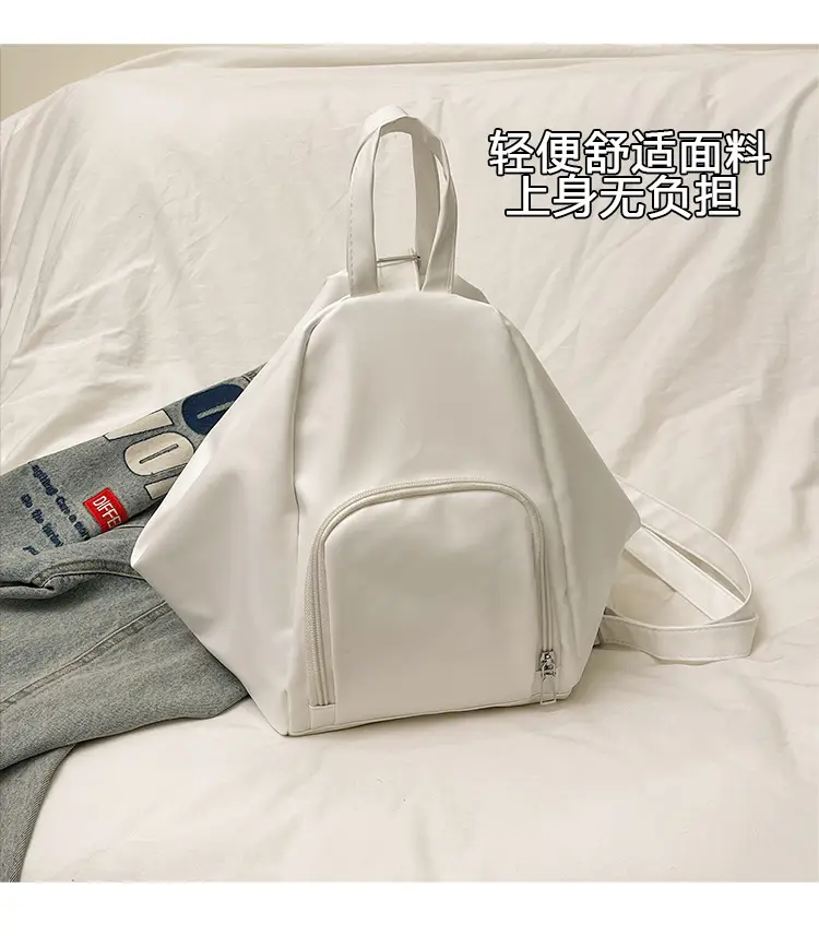 Lightweight Silver Women's Crossbody Backpack Multi-Use — feature 4
