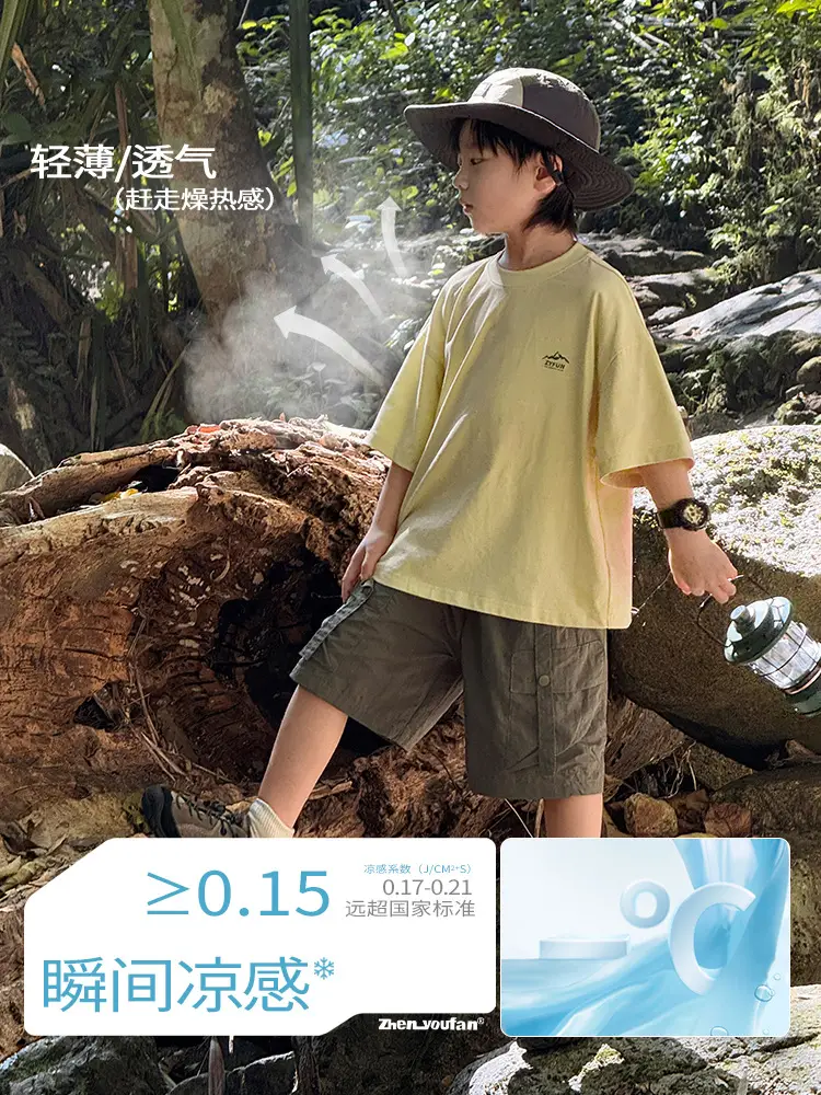 2026 Kids T-Shirt Pure Cotton Summer Boys