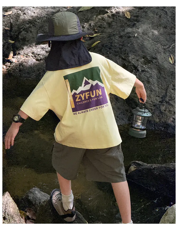 2026 Kids T-Shirt Pure Cotton Summer Boys — feature 19