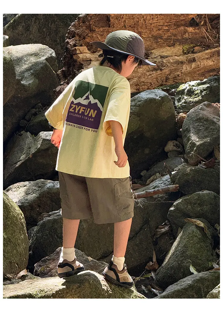 2026 Kids T-Shirt Pure Cotton Summer Boys — feature 21