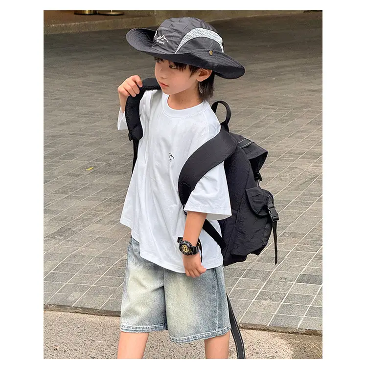 2026 Kids T-Shirt Pure Cotton Summer Boys — feature 33