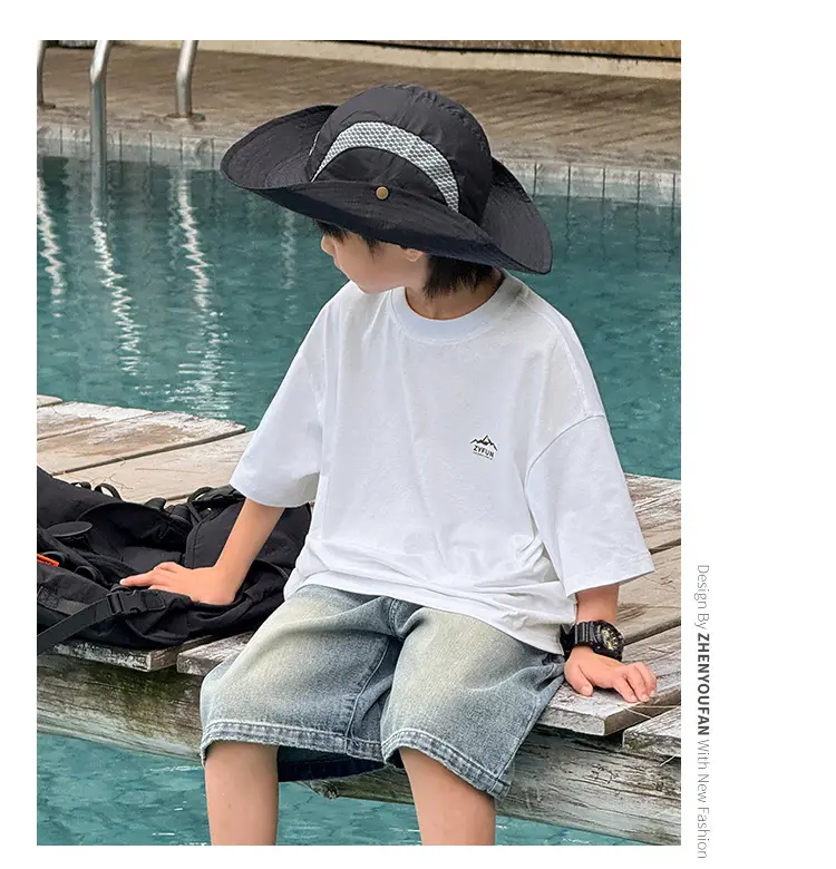 2026 Kids T-Shirt Pure Cotton Summer Boys — feature 35