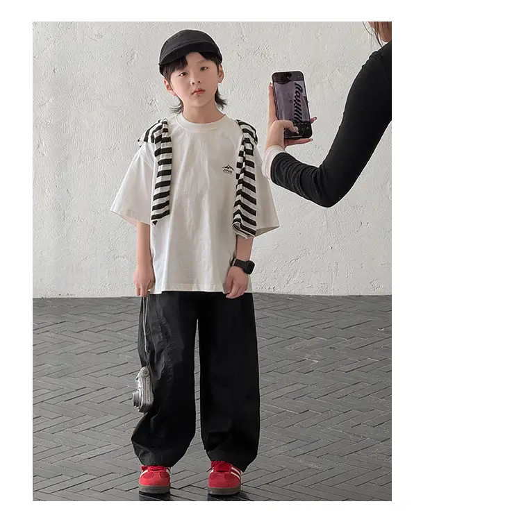 2026 Kids T-Shirt Pure Cotton Summer Boys — feature 41