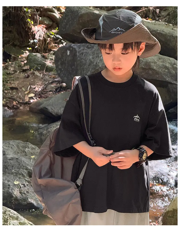 2026 Kids T-Shirt Pure Cotton Summer Boys — feature 42