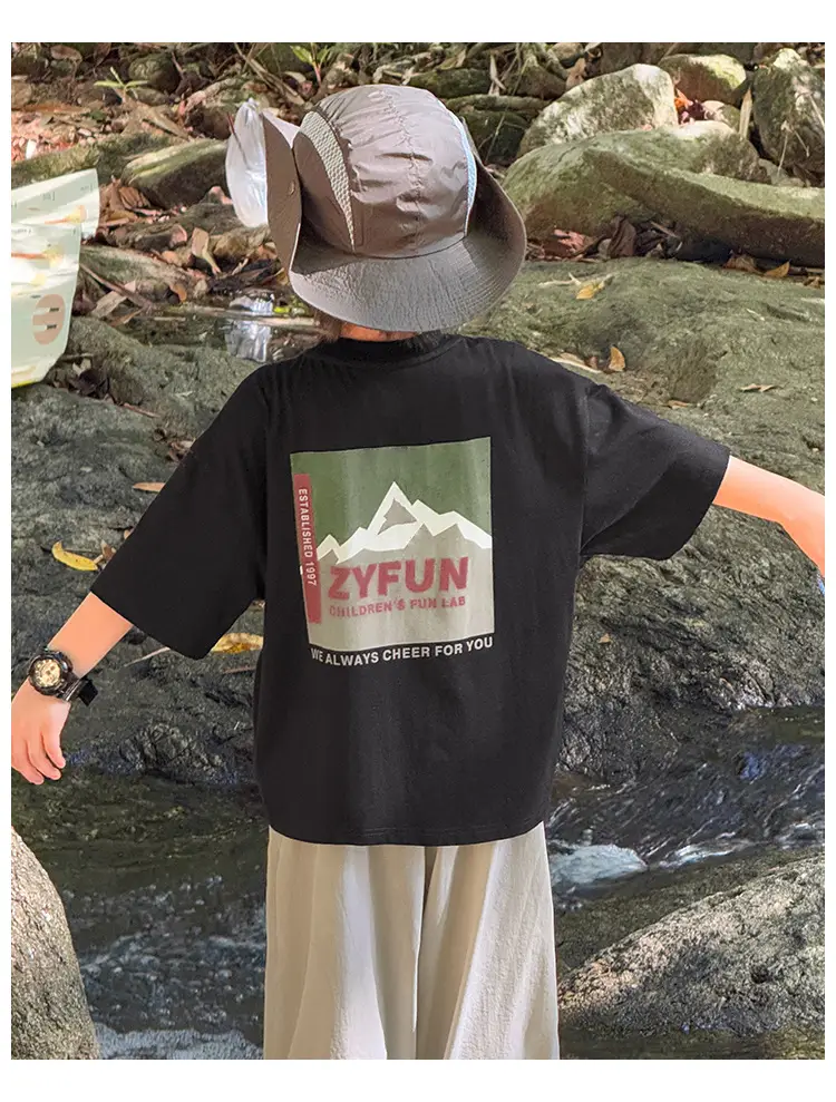 2026 Kids T-Shirt Pure Cotton Summer Boys — feature 45