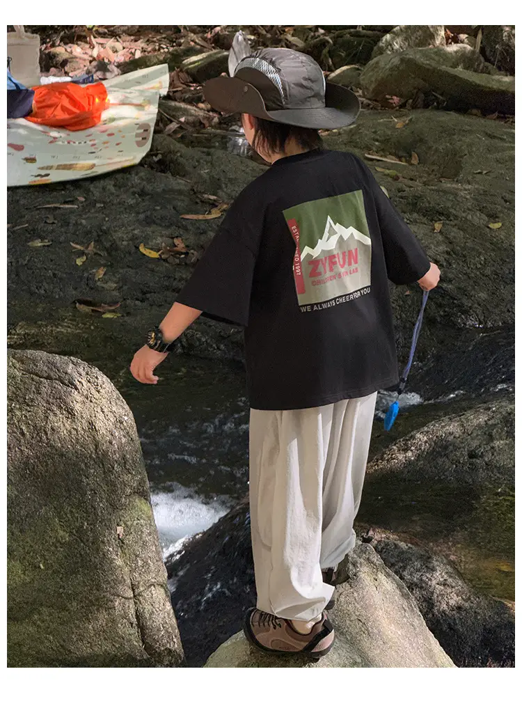 2026 Kids T-Shirt Pure Cotton Summer Boys — feature 47