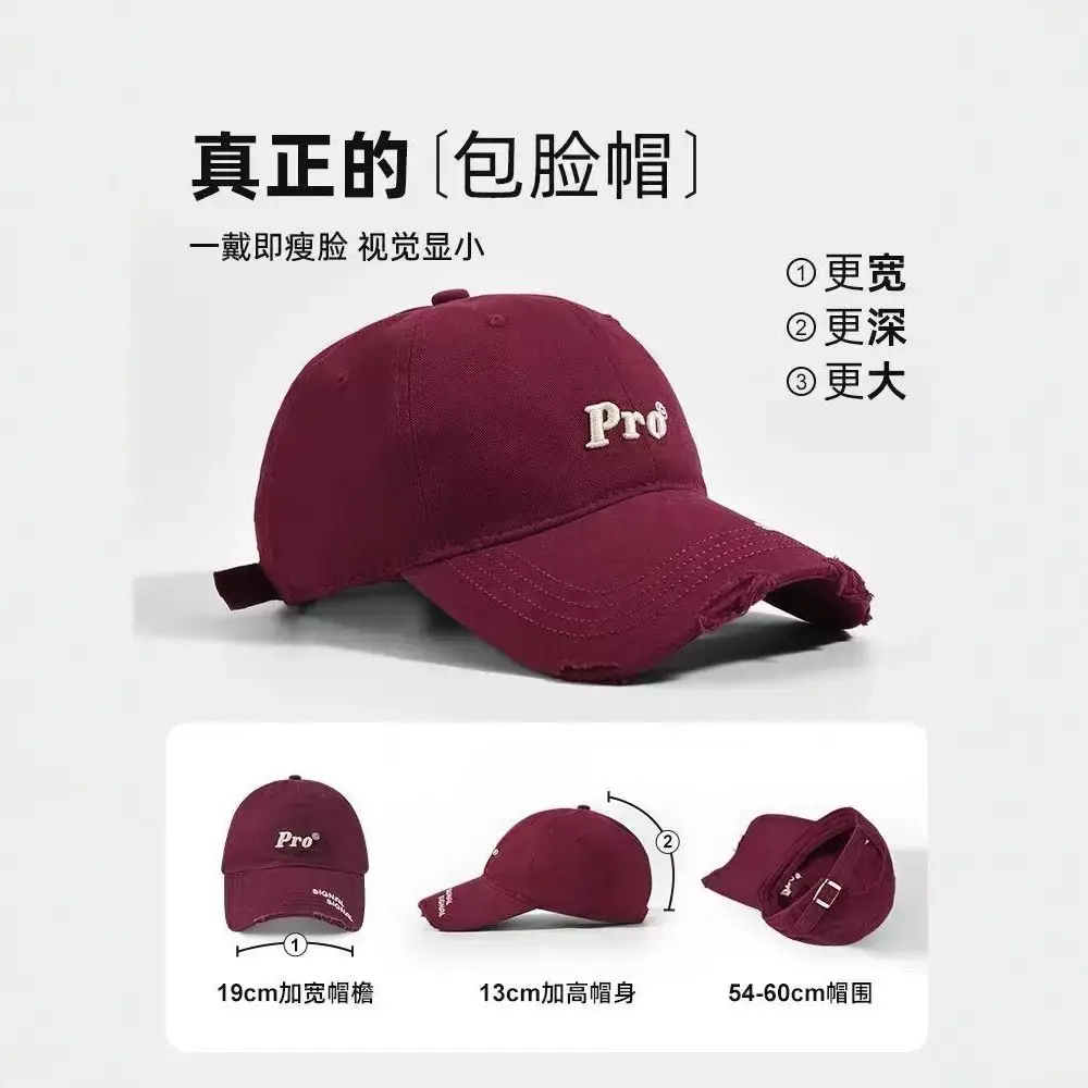 Men Navy Blue Retro Duckbill Cap with Face Mask - Image 13