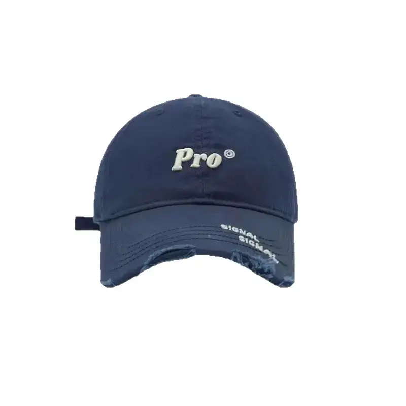Men Navy Blue Retro Duckbill Cap with Face Mask - Image 14