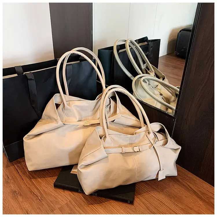 Women's Large Capacity Tan Shoulder Bag 2025 — feature 25