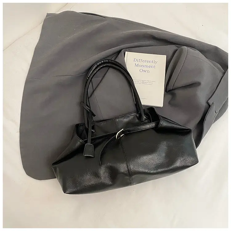 Women's Large Capacity Tan Shoulder Bag 2025 - Image 6
