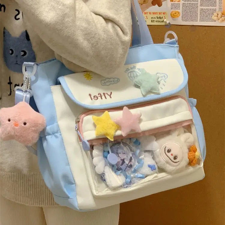Women Canvas Backpack Small Fresh All-match