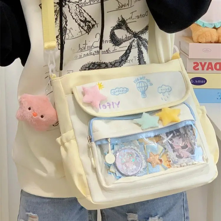 Women Canvas Backpack Small Fresh All-match