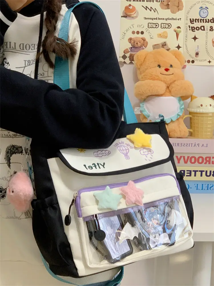 Women Canvas Backpack Small Fresh All-match — feature 17