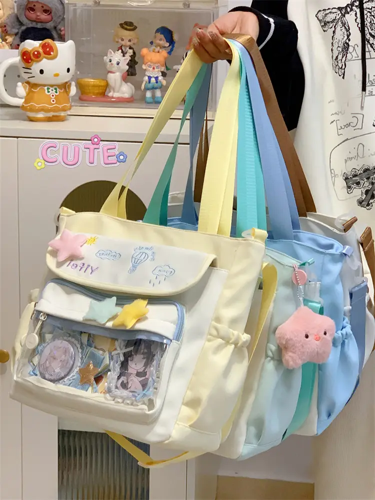 Women Canvas Backpack Small Fresh All-match — feature 19