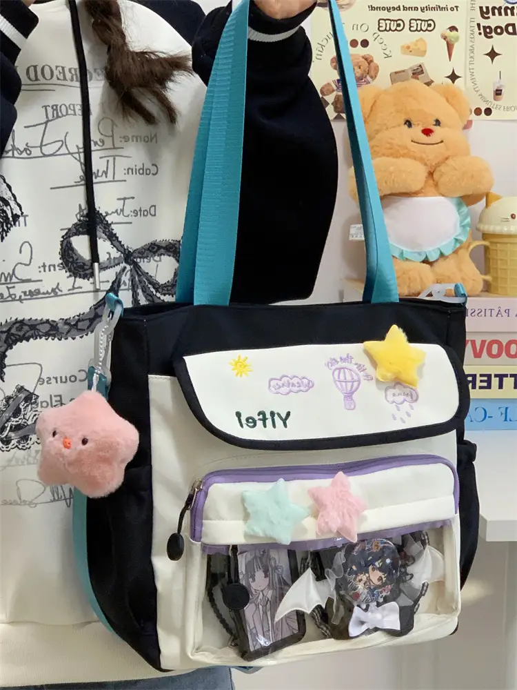Women Canvas Backpack Small Fresh All-match — feature 22