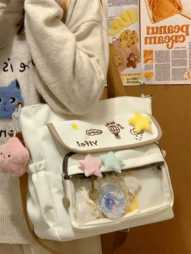 Women Canvas Backpack Small Fresh All-match — feature 24
