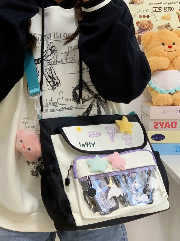 Women Canvas Backpack Small Fresh All-match — feature 25
