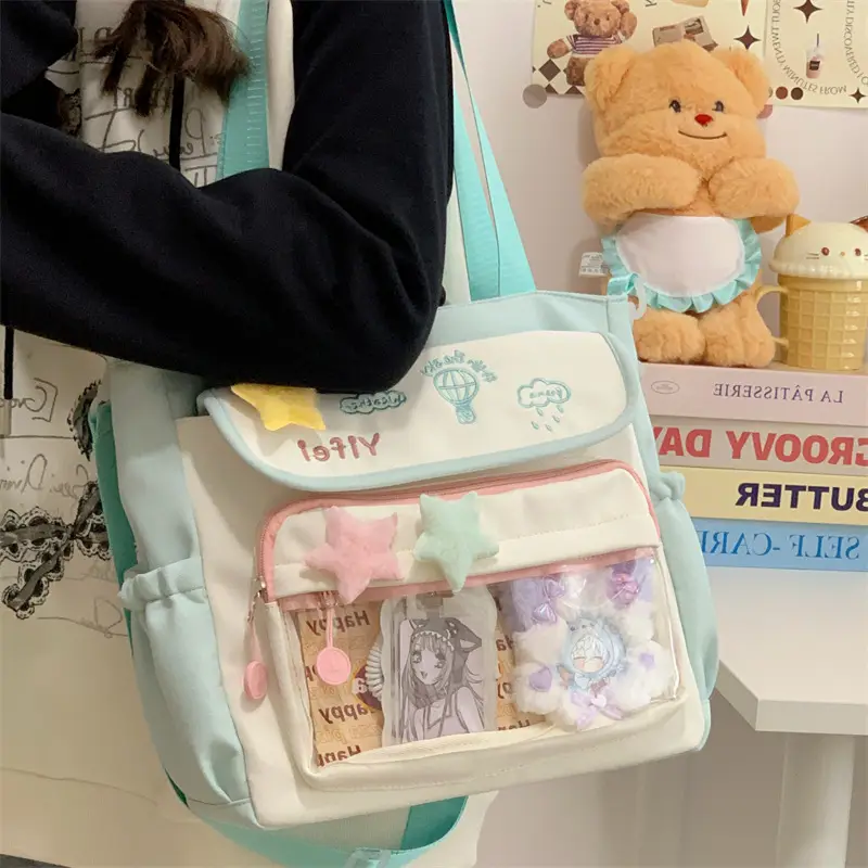 Women Canvas Backpack Small Fresh All-match — feature 27