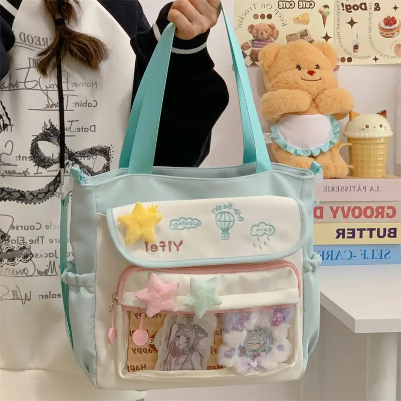 Women Canvas Backpack Small Fresh All-match — feature 28