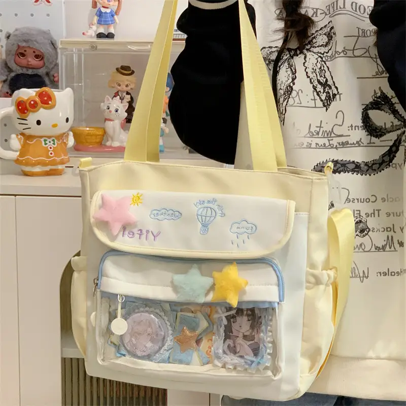 Women Canvas Backpack Small Fresh All-match — feature 34