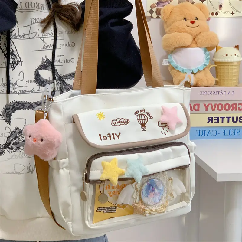Women Canvas Backpack Small Fresh All-match — feature 42