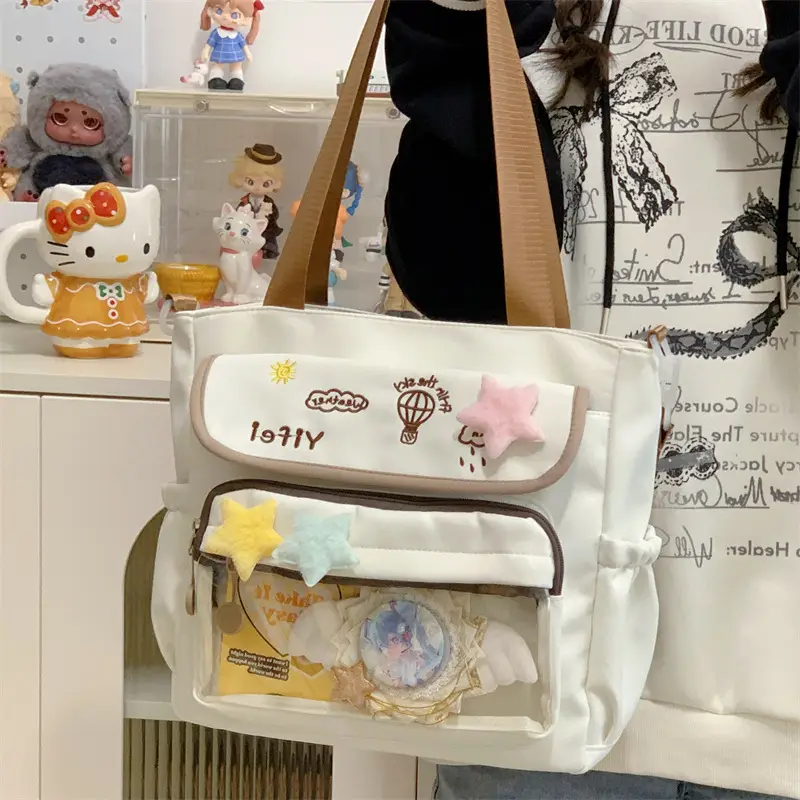 Women Canvas Backpack Small Fresh All-match — feature 49