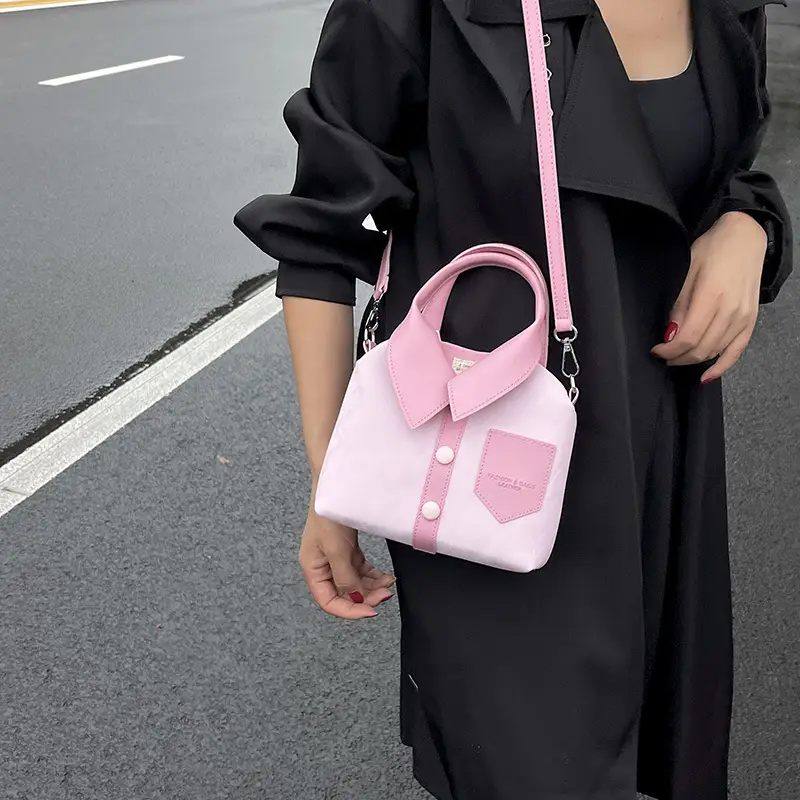 Women's Grey Crossbody Bag with Shoulder Strap - Image 8