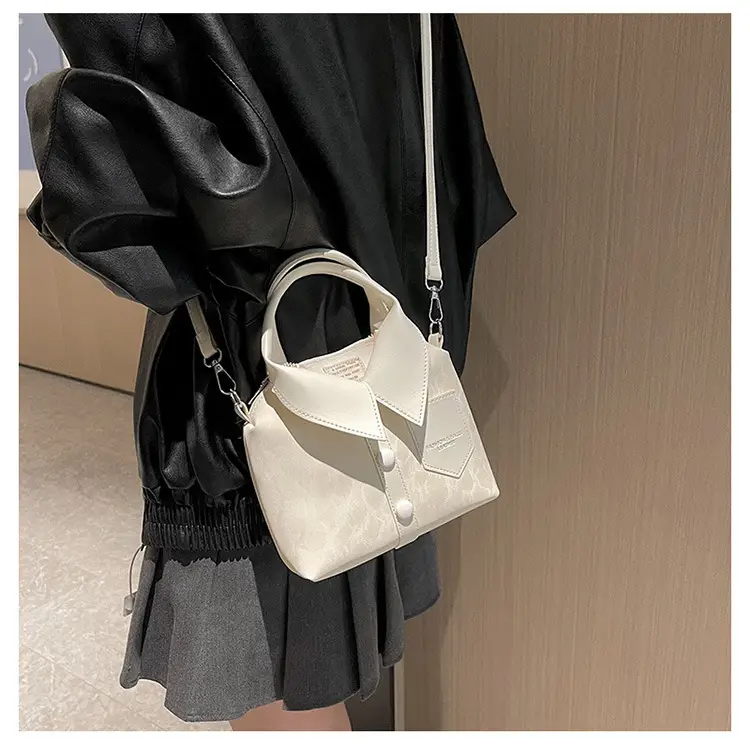 Women's Grey Crossbody Bag with Shoulder Strap — feature 15