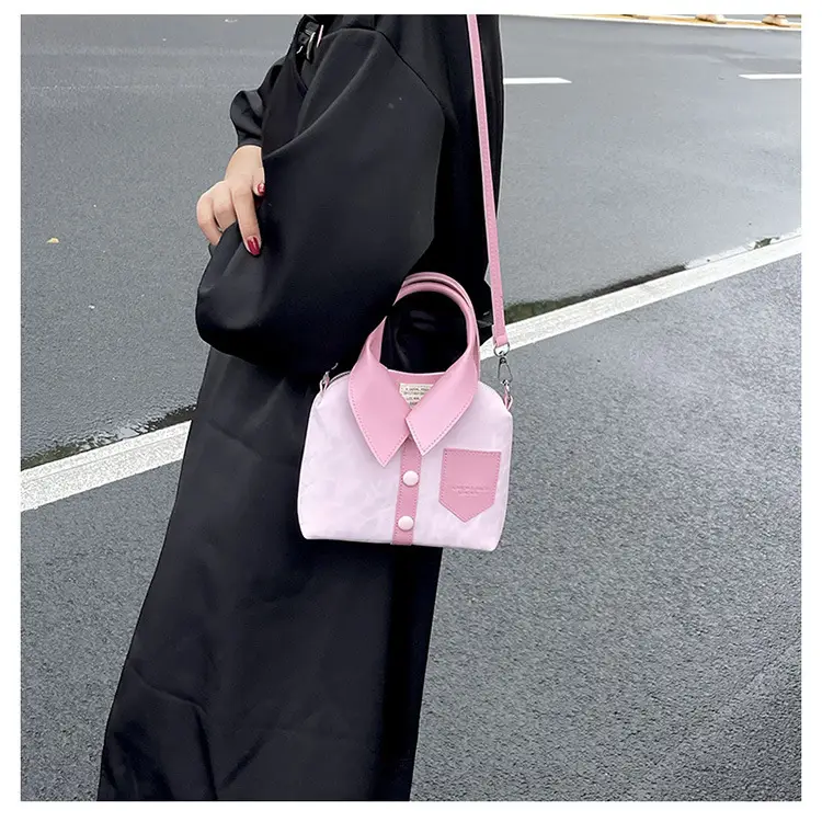 Women's Grey Crossbody Bag with Shoulder Strap — feature 9