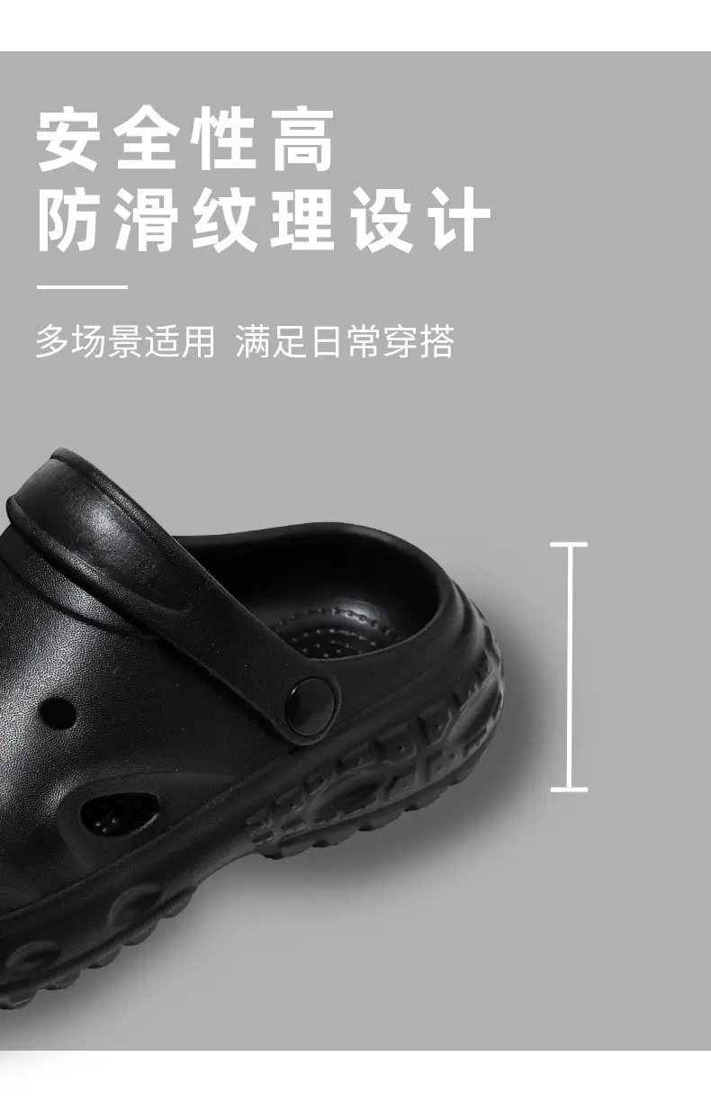 Black Croc Sandals for Men Women Summer 2025 — feature 10