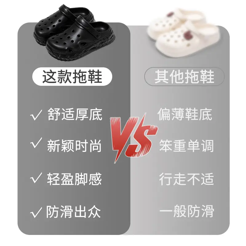 Black Croc Sandals for Men Women Summer 2025 — feature 14