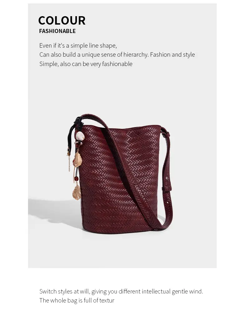 2025 New Summer Retro Woven Handbag Tan One Shoulder — feature 24