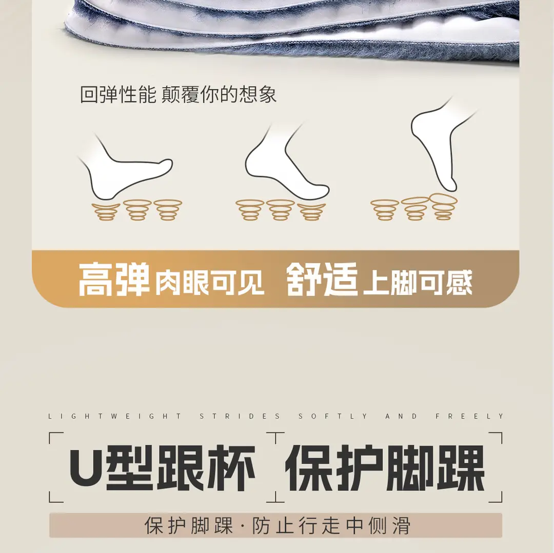 Sports Soft Elastic Insoles Shock-Absorbing Men's Sweat-Absorbent Women's Soft-Soled Comfortable Plush Deodorizing Basketball Insoles Winter — feature 12