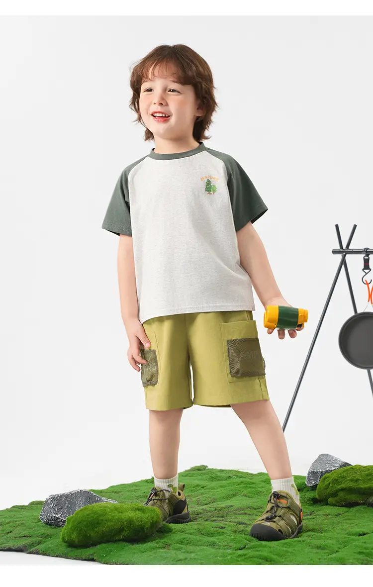 Right Euro Kids Summer T-Shirt Shorts Set — feature 24