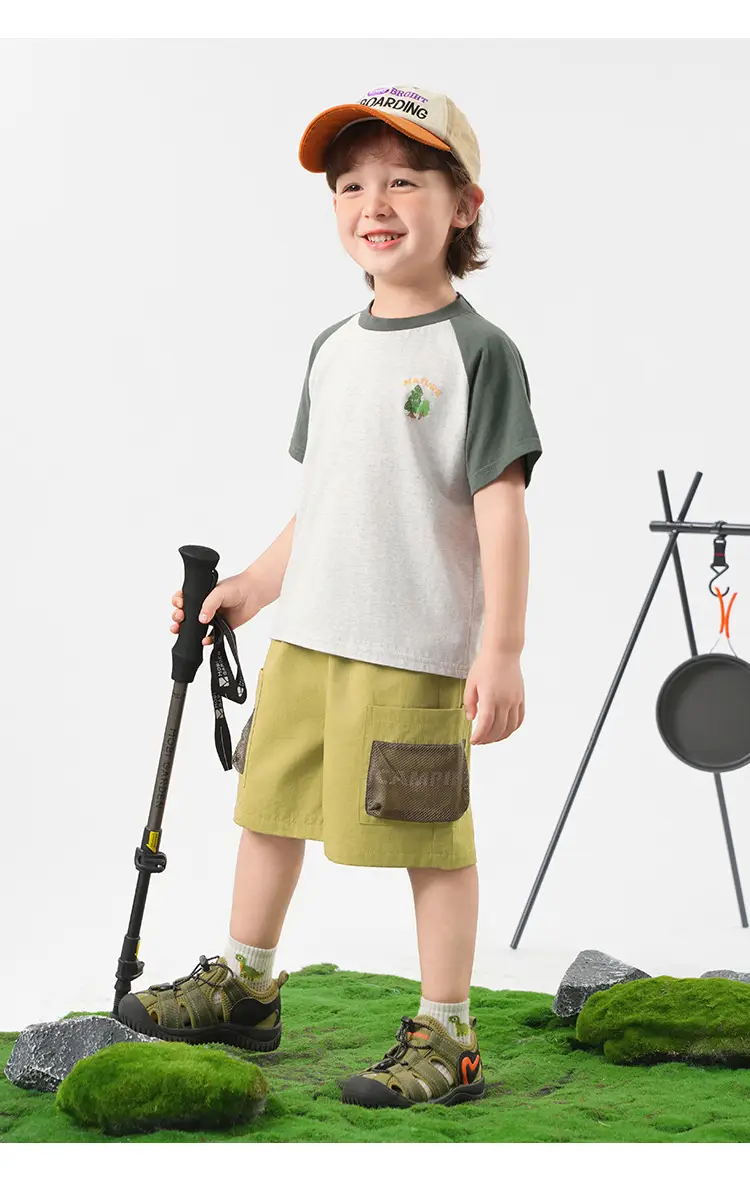 Right Euro Kids Summer T-Shirt Shorts Set — feature 25