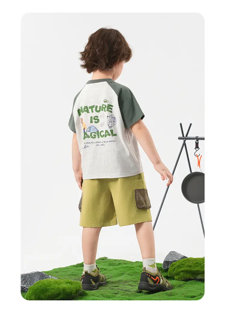 Right Euro Kids Summer T-Shirt Shorts Set — feature 26