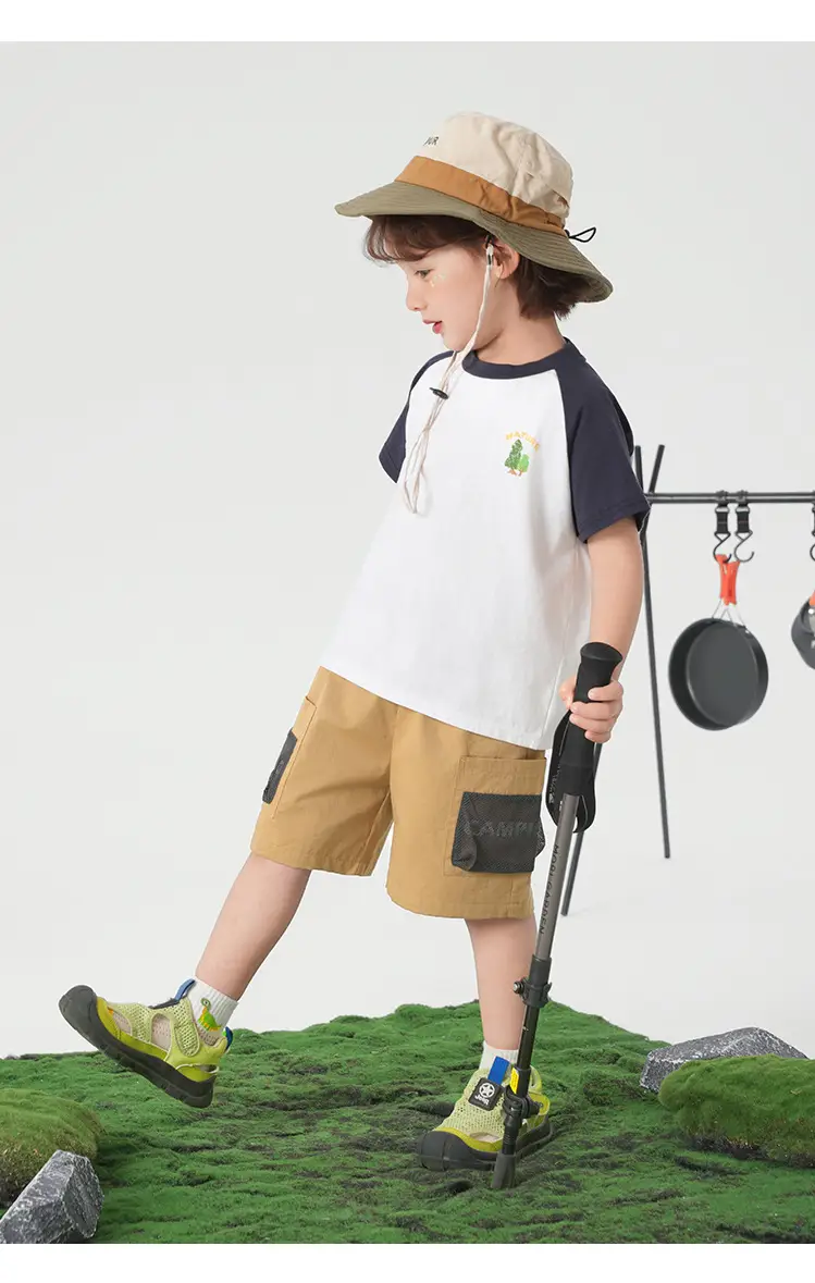 Right Euro Kids Summer T-Shirt Shorts Set — feature 30