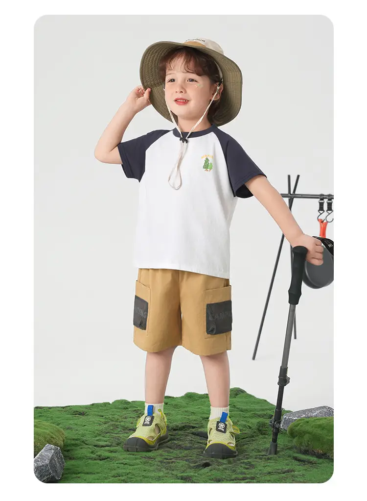 Right Euro Kids Summer T-Shirt Shorts Set — feature 32