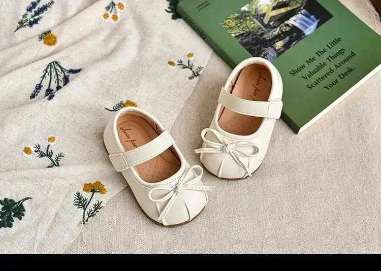 Baby Shoes White Bow Soft Sole Toddler 2025 — feature 10