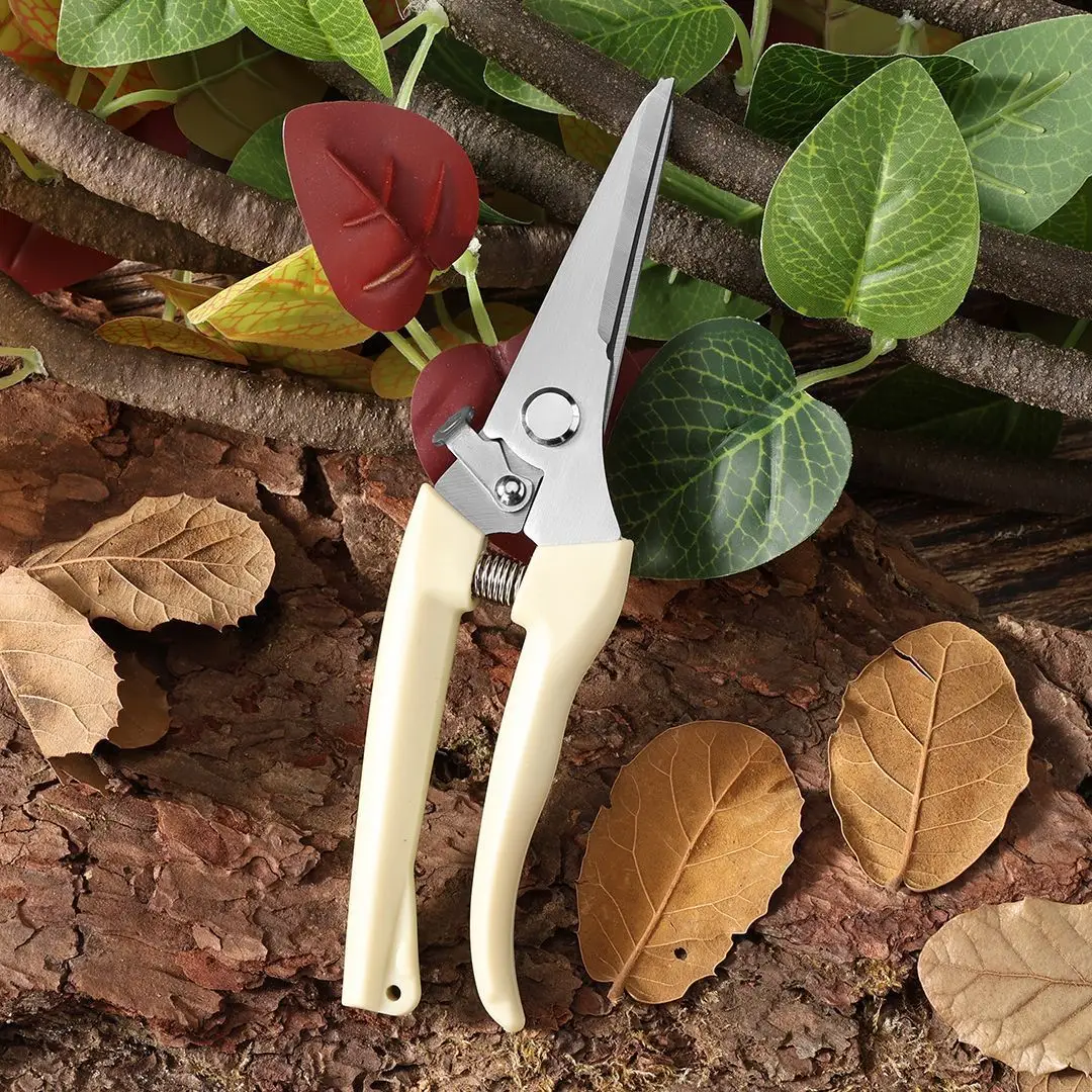 Powerful Stainless Steel Pruning Shears, Multifunctional Gardening Scissors, Orchard Fruit Picking Shears, Garden Branch Shears, Sharp