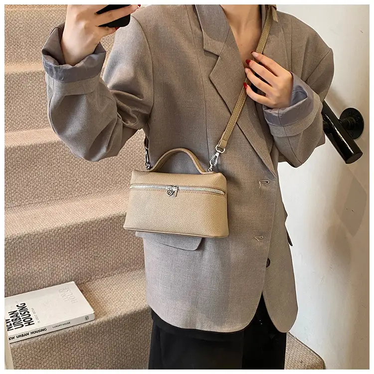 Women's Elephant Design Shoulder Bag Tan 2025 — feature 22
