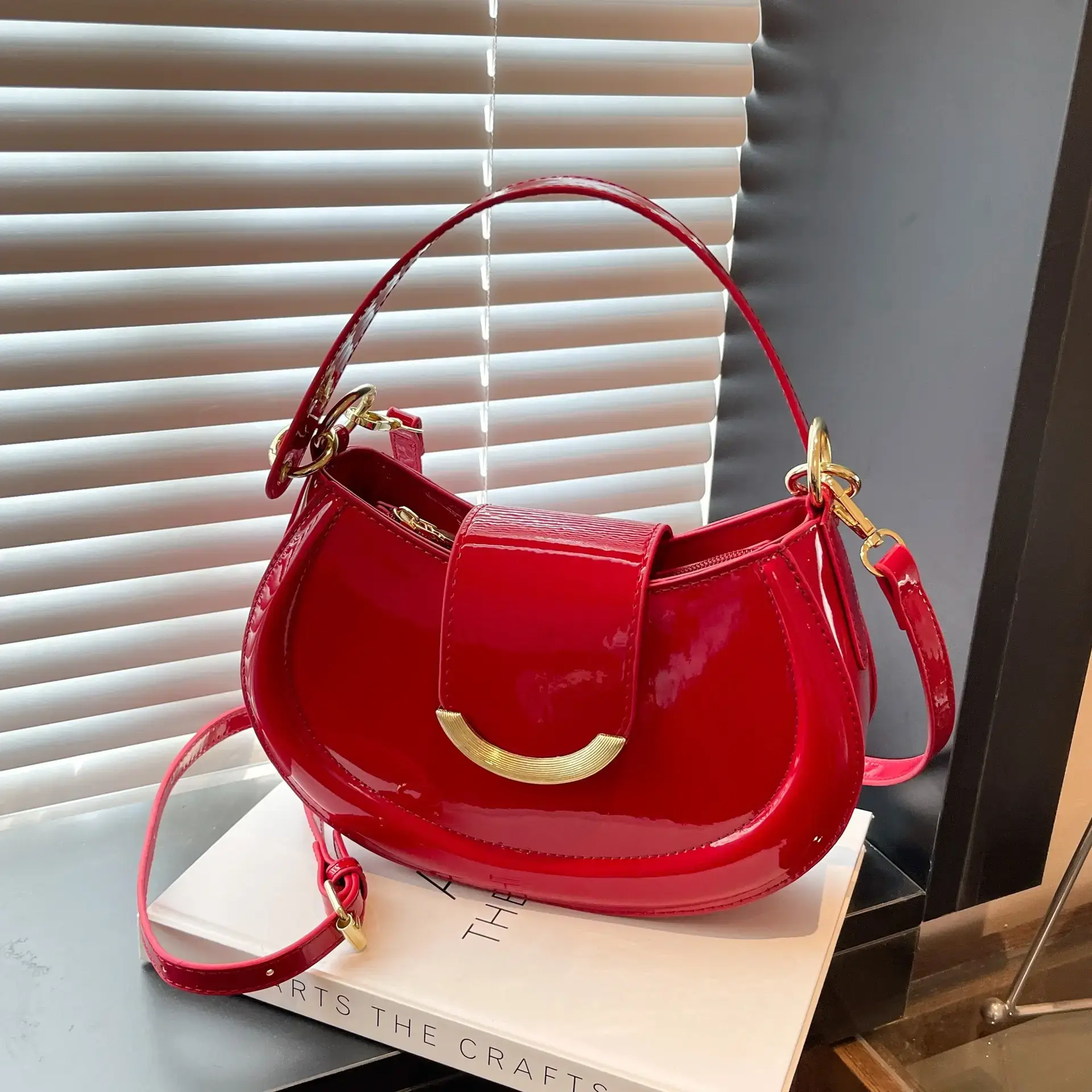 Red Korean Style Shoulder Bag for Women 2025 - Image 5