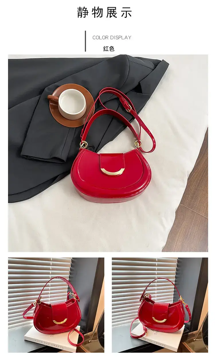 Red Korean Style Shoulder Bag for Women 2025 — feature 13