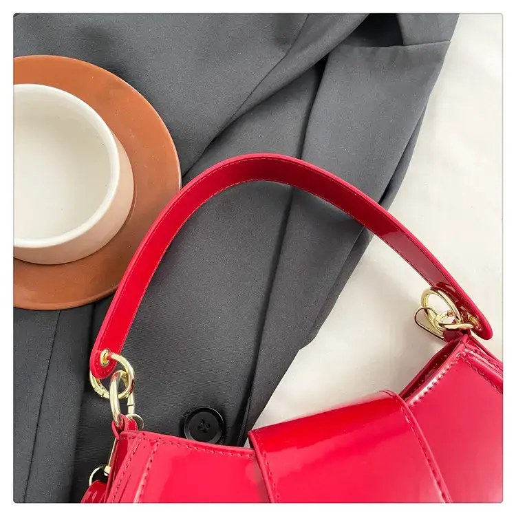 Red Korean Style Shoulder Bag for Women 2025 — feature 44