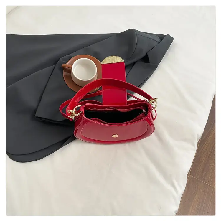 Red Korean Style Shoulder Bag for Women 2025 — feature 49