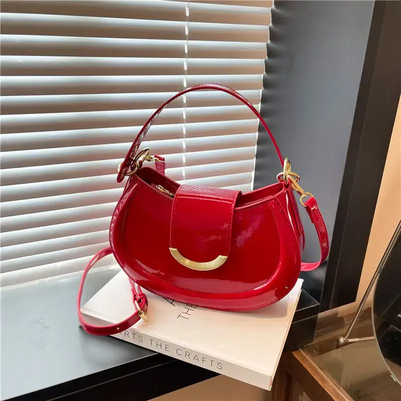 Red Korean Style Shoulder Bag for Women 2025 - Image 3