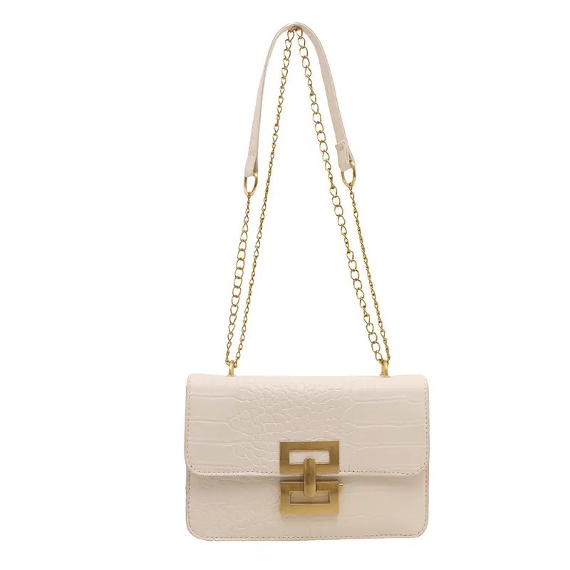 Crossbody Bag with Gold Chain for Women - Image 3